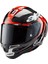 Supertech R10 Carbon Element Spor Motosiklet Kaskı Siyah Kırmızı Beyaz 1