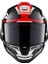 Supertech R10 Carbon Element Spor Motosiklet Kaskı Siyah Kırmızı Beyaz 2
