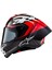 Supertech R10 Carbon Element Spor Motosiklet Kaskı Siyah Kırmızı Beyaz 3
