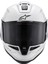 Supertech R10 Carbon Spor Motosiklet Kaskı Beyaz Siyah 2
