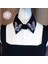 0620 El Yapımı Kadın Kelebek Desenli Siyah Seyyar Yaka Boncuklu Choker Kolye 1