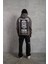 Erkek Paradise Baskılı Kapüşonlu Sweat - Gri 4