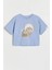 Kız Çocuk Nice Pamuklu T-Shirt Mavi 2