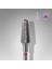 Sert Alaşım Kesik Koni Freze, Mor, Çap 6 mm / Çalışma Kısmı 14 mm 1