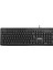 KB-619 Siyah-Gri USB 2 Metre Bakır Kablolu Q Multimedia Klavye 1