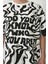 Baskılı Bisiklet Yaka Oversize T-Shirt - Beyaz 5