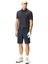 Dört Yönlü Esnek Golf Şortu Lacivert SH20209910 5