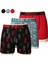 3'lü Boxer 3xl–6xl Büyük Beden – Desenli, Yumuşak Pamuk 1