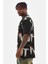 Baskılı Oversize T-Shirt - Siyah 5