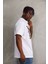 Baskılı Oversize T-Shirt - Beyaz 5