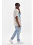 Baskılı Oversize T-Shirt - Gri 5