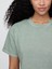 Kadın Yeşil Organik Pamuk Vintagesoft Maxi T-Shirt Elbise 5