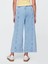 Kız Çocuk Mavi High Rise Stride Wide-Leg Ankle Jean Pantolon 3