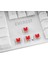 Kb-Mk1 Lumos Beyaz USB Rainbow Aydınlatmalı Red Switch Full Anti-Ghosting Mekanik Gaming Oyu 8