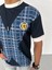 Bisiklet Yaka Baskılı Oversize T-Shirt - Siyah 4
