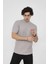 Bisiklet Yaka Slim Fit T-Shirt- Taş 3