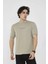 Bisiklet Yaka Slim Fit T-Shirt- Açık Yeşil 4