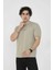 Bisiklet Yaka Slim Fit T-Shirt- Açık Yeşil 5
