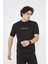 Bisiklet Yaka Slim Fit T-Shirt- Siyah 4
