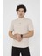 Bisiklet Yaka Slim Fit T-Shirt- Bej 1