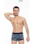Erkek, Lisanslı, Uspa, %95 Pamuk, %5 Elastan, 3'lü Boxer Set (Kutulu) 2