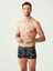 Erkek, Lisanslı, Uspa, Lacivert-Gri, 3'lü Boxer 1