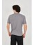 Jakar Kumaş Slim Fit T-Shirt - Boyalı Gri 5