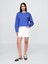 Kadın Mavi Vintagesoft Oversized Gap Logo Sweatshirt 4