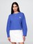 Kadın Mavi Vintagesoft Oversized Gap Logo Sweatshirt 5