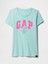 Kadın Yeşil Disney Minnie Mouse Gap Logo T-Shirt 2