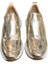 Gold Hakiki Deri Krokodil Desen Comfort Taban Sneaker 2