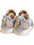 Mavi Hakiki Deri Desenli Comfort Taban Bağcıklı Sneaker 3