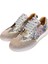 Mavi Hakiki Deri Desenli Comfort Taban Bağcıklı Sneaker 4