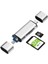 3142 Type C USB Otg Kart Okuyucu Micro Sd Card Reader Çevirici Dönüştürücü Adaptör 2