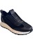 Siyah Hakiki Deri Süet Comfort Taban Sneaker 2