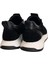 Siyah Hakiki Deri Süet Comfort Taban Sneaker 4