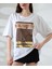 Kahve/gold Varak Baskılı Imza Desen Hafif Oversized Regular Tişört 1