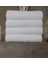 Beyaz Banyo Havlusu 10 Adet 70X140 cm 400 Gram Otel Havlusu %100 Pamuk 4