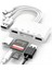 3136 Type-C USB Lightning Otg Iphone Tf Sd Micro Kart Okuyucu Card Çevirici Dönüştürücü Adaptör 1
