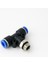 EPB06-G01 Orta Bacak Tee 6 mm 1/8'' Pnömatik Valf 3