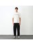 Bisiklet Yaka Baskılı Oversize T-Shirt - Beyaz 1