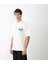 Bisiklet Yaka Baskılı Oversize T-Shirt - Beyaz 3