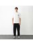 Bisiklet Yaka Baskılı Oversize T-Shirt - Beyaz 4