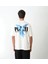 Bisiklet Yaka Baskılı Oversize T-Shirt - Beyaz 5