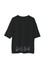 Bisiklet Yaka Baskılı Oversize T-Shirt - Siyah 2