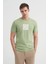 Bisiklet Yaka Yeşil Erkek T-Shirt 4165 1