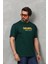 Basic Bisiklet Yaka Oversize T-Shirt - Yeşil 2