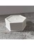 Altıgen Beton Mumluk - El Yapımı Modern Dekoratif Luxdecire Soya Mumu (8,8 x 3,5 Cm) 1