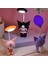 Sanrio Kawai Kuromi LED Şarzlı Çocuk Odası Masa Lambası 1