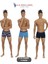 Erkek, Lisanslı, Uspa, Lacivert Kamuflaj 3'lü Boxer Set 1